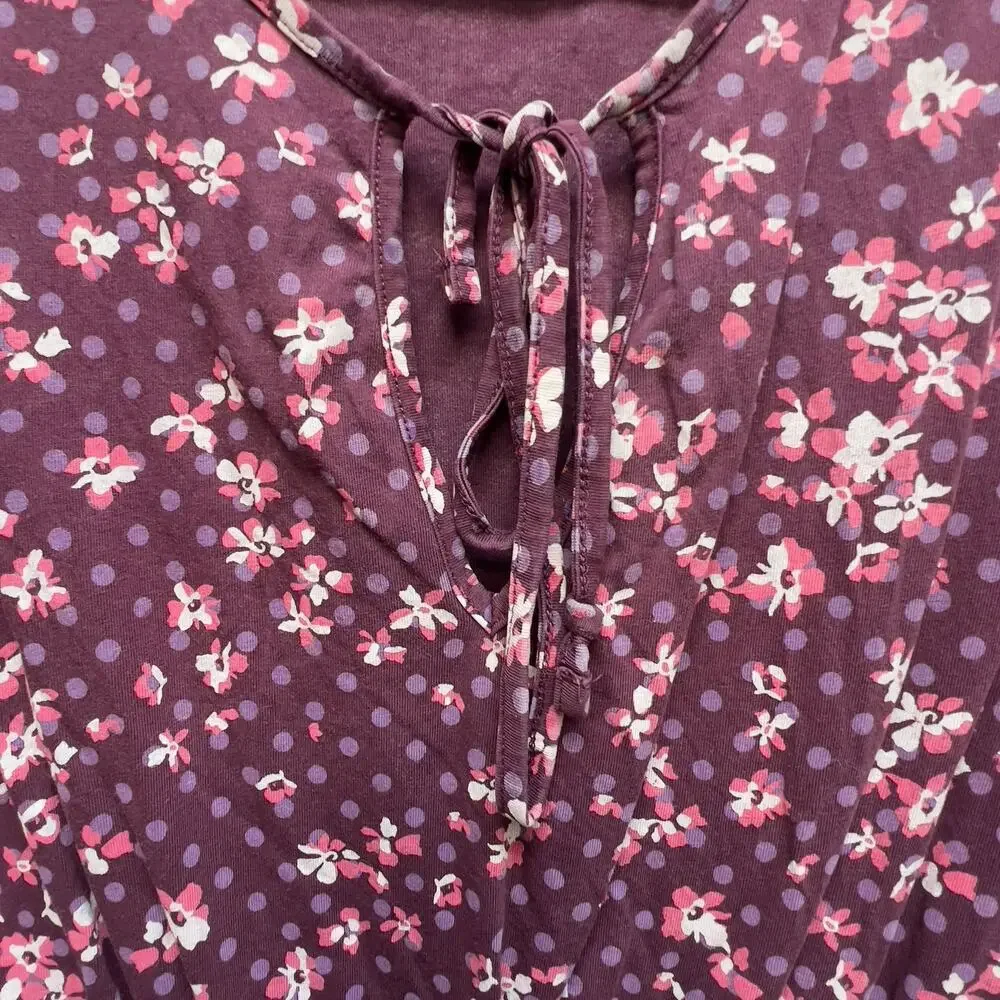 H&M Floral Short Sleeve Knee Length‎ Dress Size M